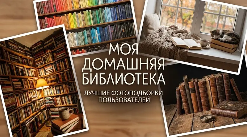 Покажите ваши полки: Как выглядят домашние библиотеки, в которых хочется остаться жить