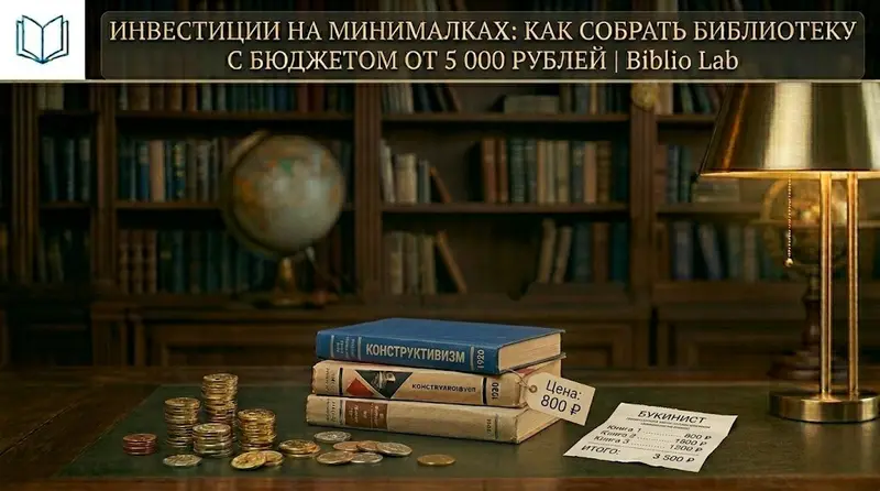 Инвестиции на минималках: как начать собирать библиотеку с бюджетом от 5000 рублей