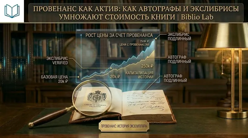 Провенанс как актив: как автографы и экслибрисы умножают стоимость книги