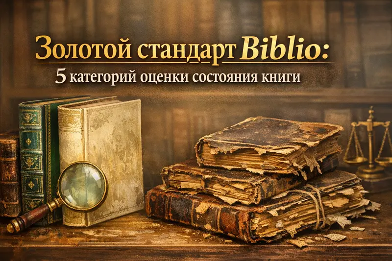 Золотой стандарт Biblio: 5 категорий оценки состояния книги
